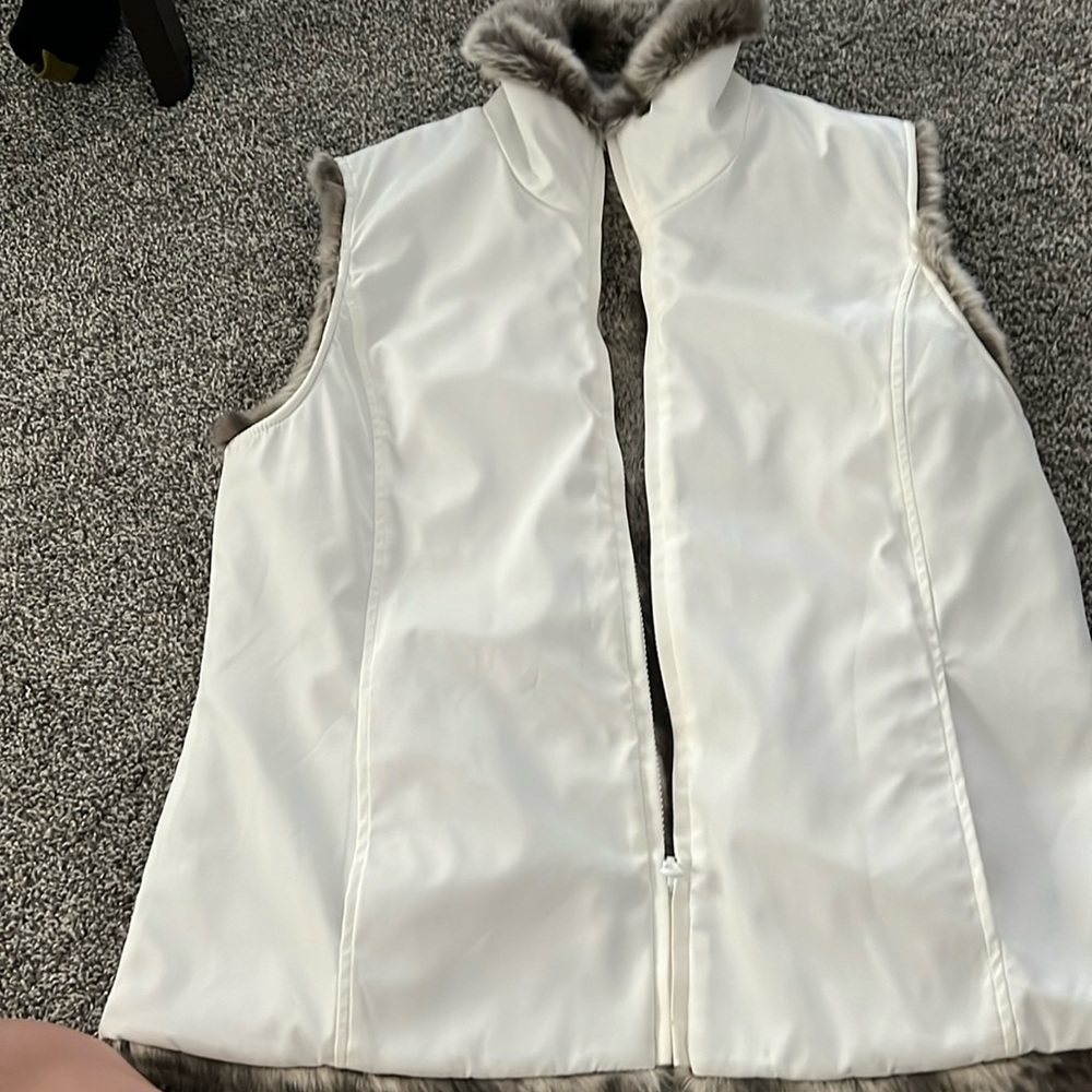 L Kristen Blake Reversible fur Vest
